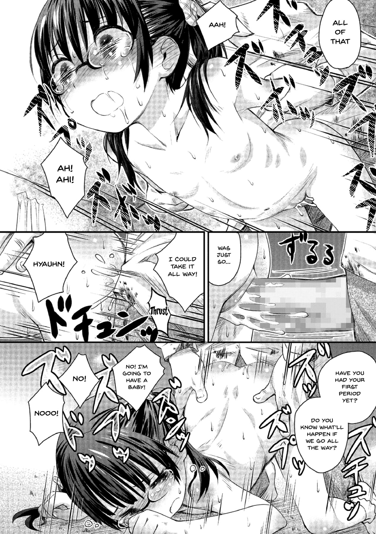 Hentai Manga Comic-The Loli In Glasses' Training Lesson!! ~Force Fucking a Timid Glasses Wearing Loli With My Big Cock~-Chapter 2-11